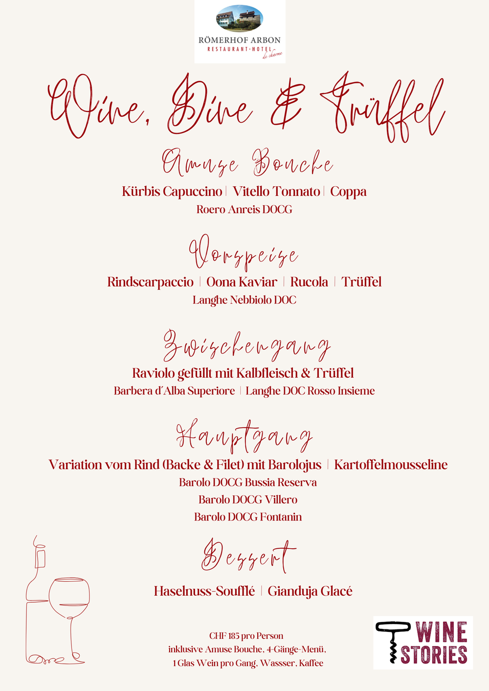 Wine & Trüffel am 27. November